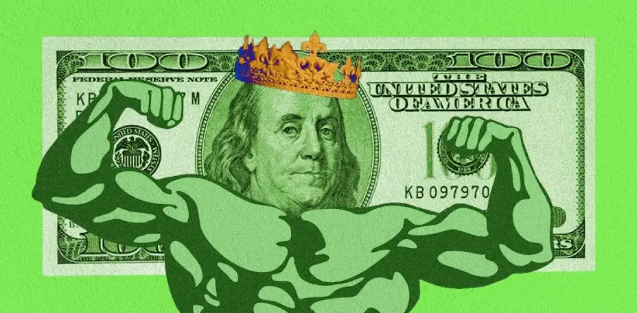 美元在全球是霸主地位